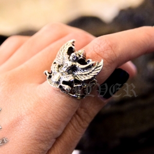 แหวนเงินแท้ พญาครุฑ Sterling Silver 925 NSRG1328