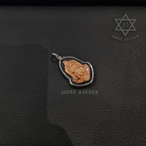 เลี่ยมกรอบพระผ่าหวาย สวยๆ แบบฉบับเงินแท้ Sterling Silver 92.5%NSSV3282