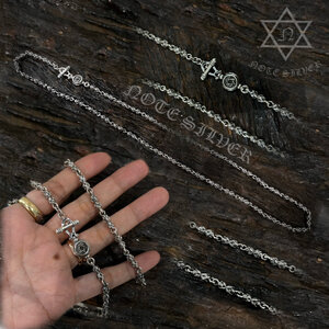 สร้อยคอเงินแท้ลายใบกัญชา 26" Sterling Silver 925 NSNL3112