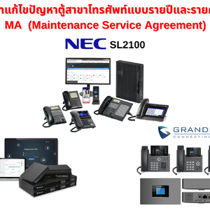 รีโมทแก้ไขปัญหาตู้สาขาโทรศัพท์แบบรายปีและรายครั้ง MA(Maintenance Service Agreement)
