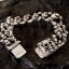 ข้อมือเงินแท้ลายกะโหลก Sterling Silver 925 NSSK703