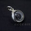เลี่ยมผ่าหวาย ลูกอมมงคลไซส์เล็ก เนื้อเงิน Sterling Silver 925 - Gold 9K NSGD2677