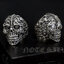 แหวนเงินแท้ กะโหลกฝังตานิล Sterling Silver 925 NSRG1359