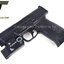 ปืนอัดลมพลาสติก Sig sauer m&p 9 ชักยิงทีล่ะนัด ลำกล้องยาว 7.5 นิ้ว หนัก 318 กรัม แขวนสไลน์ได้