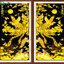 phoenix-1104 *สินค้าหมด* ชุดปักครอสติช ลายเซต 2 ชิ้น หงส์ฟินิกซ์ทอง (ปักเต็มผืนผ้า ผ้า11CTพิมพ์ลาย ปัก 3 เส้นเล็ก) ขนาดภาพละ 50*90 ซม.ผ้าครอสติช 11CTพิมพ์ลายปักบนผ้า ไหมคอตตอน 60 สี ผังลาย เข็ม
