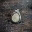 เลี่ยมกรอบผ่าหวาย พร้อมพลาสติกกันน้ำ Sterling Silver 925 NSSV3151