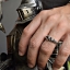 แหวนเงินแท้ อิลวา ลายเกลียวรอบวง Sterling Silver 925 NSRG1104
