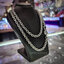 สร้อยคอเงินแท้ ลายโซ่อักษร N.S 5mm 26" Sterling Silver 925 NSNL3275