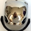 Shieldหรือหน้ากากหมวกกันน็อค แนววินเทจ(เปิดหน้ากากได้)ทรง BUBBLE สีปรอทเงิน