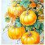pumpkin-1001 *พร้อมส่ง* ชุดปักครอสติช ลายช่อฟักทอง (ปักเต็มผืนผ้า ไม่มีเดินเส้น ผ้า9CTพิมพ์ลาย ปัก 4 เส้นเล็ก) ขนาด 60*80 ซม.ผ้าครอสติช 9CTพิมพ์ลายปักบนผ้า ไหมคอตตอน 31 สี ผังลาย เข็ม