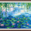 bua-1125 *สินค้าหมด* ชุดปักครอสติช ลายภาพวาดบึงบัว (ปักเต็มผืนผ้า ไม่มีเดินเส้น ผ้า11CTพิมพ์ลาย ปัก 3 เส้นเล็ก) ขนาด 63*50 ซม.ผ้าครอสติช 11CTพิมพ์ลายปักบนผ้า ไหมคอตตอน 35 สี ผังลาย เข็ม