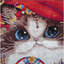 cat-1172 *สินค้าหมด* ชุดปักครอสติช ลายแมวน้อยน่ารัก 1 (งานปักเต็มลาย ไม่มีเดินเส้น) ปักครั้งละ 3 เส้นเล็ก ขนาด 50*50 ซม.ผ้าครอสติช 11CTพิมพ์ลายปักบนผ้า ไหมคอตตอน 27 สี ผังลาย เข็ม