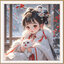 girl-1006 *พร้อมส่ง* ชุดปักครอสติช ลายสาวน้อยกับน้องแมว (ปักเต็มผืนผ้า ไม่มีเดินเส้น ผ้า11CT พิมพ์ลาย ปัก 3 เส้นเล็ก) ขนาด 50*50 ซม.ผ้าครอสติช 11CT พิมพ์ลายปักบนผ้า ไหมคอตตอน 43 สี ผังลาย เข็ม