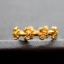 แหวนทองคำแท้ ลายดอกเฟลอร์เดอลีส์รอบวง Fleur-de-lis 18K Gold Ring NSYG1060