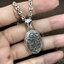จี้ล็อกเก็ตเงินแท้ ลายดอกไม้ Sterling Silver 925 NSPD2753