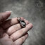 เลี่ยมจับขอบผ่าหวาย เหรียญหัวนะโมทรงกลมSterling Silver 925 NSSV3355