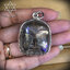 เลี่ยมกรอบหน้าพรานบุญ ผ่าหวาย ตามทรงพลาสติกแบบกันน้ำ Sterling Silver 925 NSSV2512