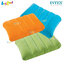 Intex "New Structure - More Comfortable" Dura-Beam Fiber-Tech Airbed 3.5ft (Twin) 0.99x1.91x0.25 m. Midnight Green No.64732 + 2 Color-Assorted Pillows & DQI Air Pump