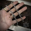 สร้อยคอเงินแท้ลายใบกัญชา 26" Sterling Silver 925 NSNL3112
