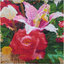 rose-1157 *สินค้าหมด* ชุดปักครอสติช ลายแจกันกุหลาบหลากสี (งานปักเต็มลาย ไม่มีเดินเส้น) ปักครั้งละ 3 เส้นเล็ก ขนาด 56*100 ซม.ผ้าครอสติช 11CTพิมพ์ลายปักบนผ้า ไหมคอตตอน 43 สี ผังลาย เข็ม