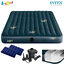 Intex New Structure - More Dura-Beam Fiber-Tech Airbed 6ft (King) 1.83x2.03x0.25 m Midnight Green no.64735 (New Model of 68755) + 2 Pillows & Elec. Air Pump