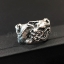 แหวนเงินแท้มังกรลายฉลุ รมดำ Sterling Silver 925 NSRG2328