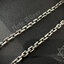 สร้อยคอเงินแท้ลายโซ่คชกริตตัดเหลี่ยม 20" Sterling Silver 925 NSNL3120