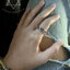 แหวนเงินแท้ ลายเลสเรียบ Sterling Silver 925 NSRG1795