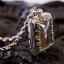 กรอบพระสไตล์หลุยส์ พร้อมพระ องค์สีขาว พิมพ์สมเด็จวัดปากน้ำ แท้ Sterling Silver925 NSSV948