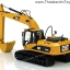 โมเดลรถแบคโฮ CAT 320D L วัสดุเป็นเหล็กทั้งคัน ขนาด 1:50 รายละเอียดสมจริง