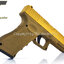 ปืนอัดลมเหล็ก Glock 17 สีทูโทน ชักยิงทีล่ะนัด ลำกล้องยาว 7 นิ้ว หนัก 668 กรัม ใช้ลูกกระสุนพลาสติก 6 มิล