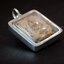 กรอบพระแบบเรียบ งานเข้าทรงเหลี่ยม Sterling Silver 925 NSSV2650