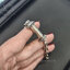 สร้อยข้อมือลายคชกริตร้อยเข้าตะกรุดเงินแท้ลายดอกกุหลาบSterling Silver 925 NSSV3310
