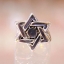 แหวนเงินแท้ ดาว 6 แฉก (รุ่นเล็ก) Star of David Sterling Silver 925 NSRG365