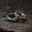 แหวนเงินแท้ลายมังกร ทรงแหวนปลอกมีด Sterling Silver 92.5% NSRG2687