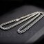สร้อยเงินแท้ ลายถัก ตะขอก้ามปูตัวใหญ่สลักดาวหกแฉก Sterling Silver 925 NSNL2532