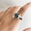 แหวนเงินแท้ลายเกล็ดมังกรและกระดูก ดุดันสองสไตล์ Sterling Silver 925 NSRG2218