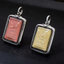 เลี่ยมผ่าหวายเงินแท้ พัสติกกันน้ำ Sterling Silver 925 NSSV2648