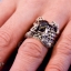 แหวนเงินแท้กรงเล็บมังกร ฝังนิล Dragon Claw Sterling Silver 925 NSRG883