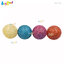 STL Gritter Ball with Bell - 57 MM.(S) 4 balls ( Mixed colors/duplicate colors) No.BALLW-BELL(S)