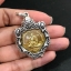 กรอบตลับเงินแท้ เหรียญหน้าเสือหลวงพ่อเปิ่น รุ่น บูชาครู Sterling Silver 925 NSSV2274