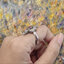 แหวนเงินแท้ ลายบ่วงนาคบาศก์ฝังทับทิม Sterling Silver 925 NSRG2601