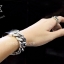 ข้อมือเงินแท้ ลายเลสเรียบ หน้ากล่อง 6.5" 19mm Sterling Silver 925 NSBL1737