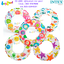 Intex Lively Print Swim Ring 24 in. (61 cm.) /5-Packed Color-Assorted.no.59241