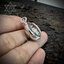 เลี่ยมกรอบพระ ผ่าหวาย ตามทรงพลาสติกแบบกันน้ำ Sterling Silver 925 NSSV3025