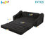Intex Pull-Out Sofa 1.93x2.31x0.71 m Black no.68566 + 2 Pillows & Quick-Fill Electric Air Pump