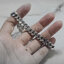 ข้อมือเงินแท้ เลสเรียบ 8mm Sterling Silver 925 NSBL822