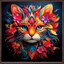 cat-1146 *สินค้าหมด* ชุดปักครอสติช ลายแมวน้อยหลากสี (ปักเต็มผืนผ้า ไม่มีเดินเส้น ผ้า11CTพิมพ์ลาย ปัก 3 เส้นเล็ก) ขนาด 50*50 ซม.ผ้าครอสติช 11CTพิมพ์ลายปักบนผ้า ไหมคอตตอน 35 สี ผังลาย เข็ม