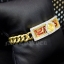สร้อยข้อมือเลสหลวงพ่อรวยหน้าทองคำแท้ เลี่ยมทองคำแท้ 18K Gold และฝังเพชรล้อม NSGD1975