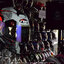 หมวกกันน็อค REAL รุ่น Falcon ลาย Robotech สี ดำ-เทา